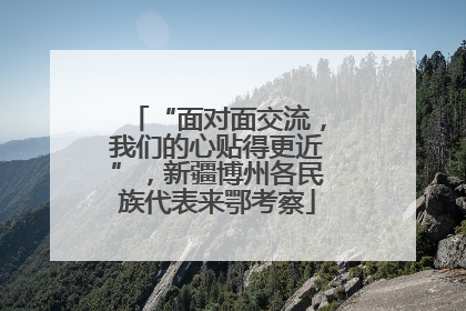 “面对面交流，我们的心贴得更近”，新疆博州各民族代表来鄂考察
